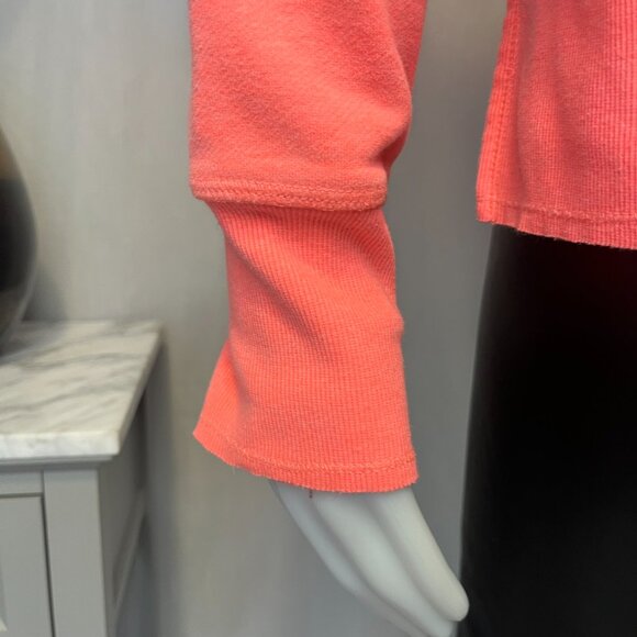 Calvin Klein Performance Hoodie Womens Small Hot Orange Cropped Casual - Picture 6 of 8